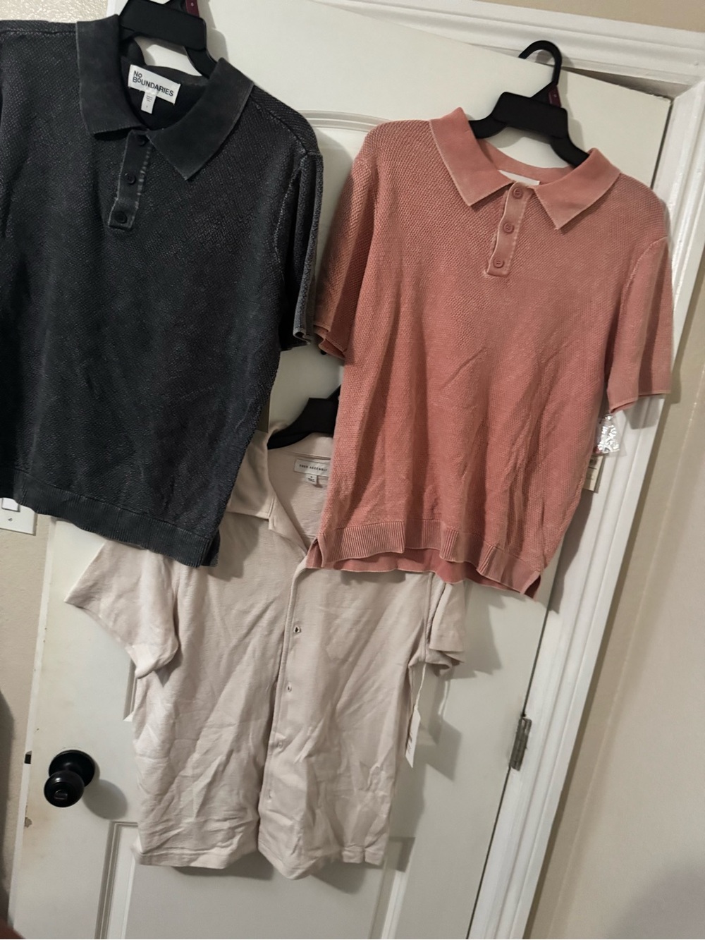 Men’s Mesh Polo shirts 3 pice bundle Small